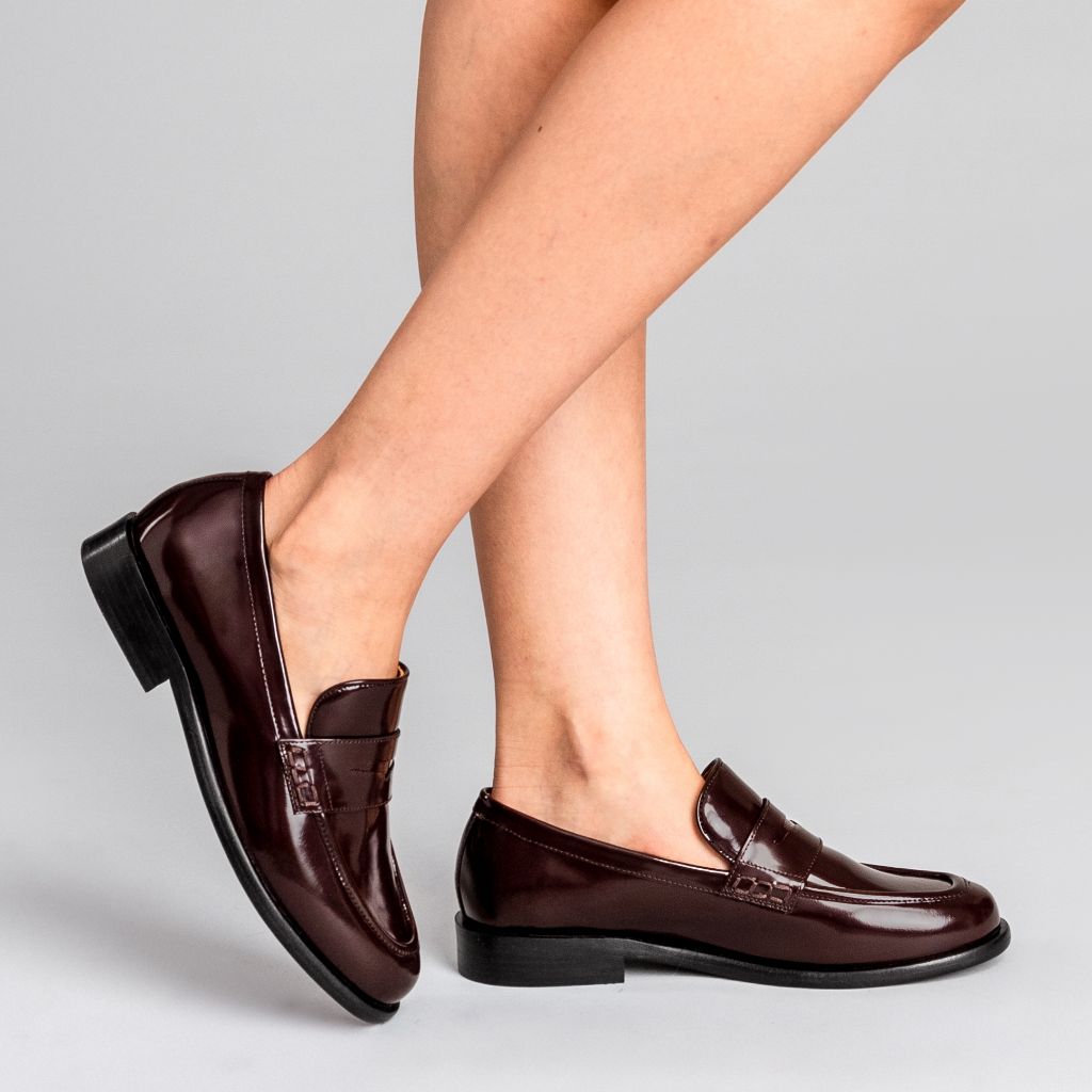 Dress Penny | Burgundy