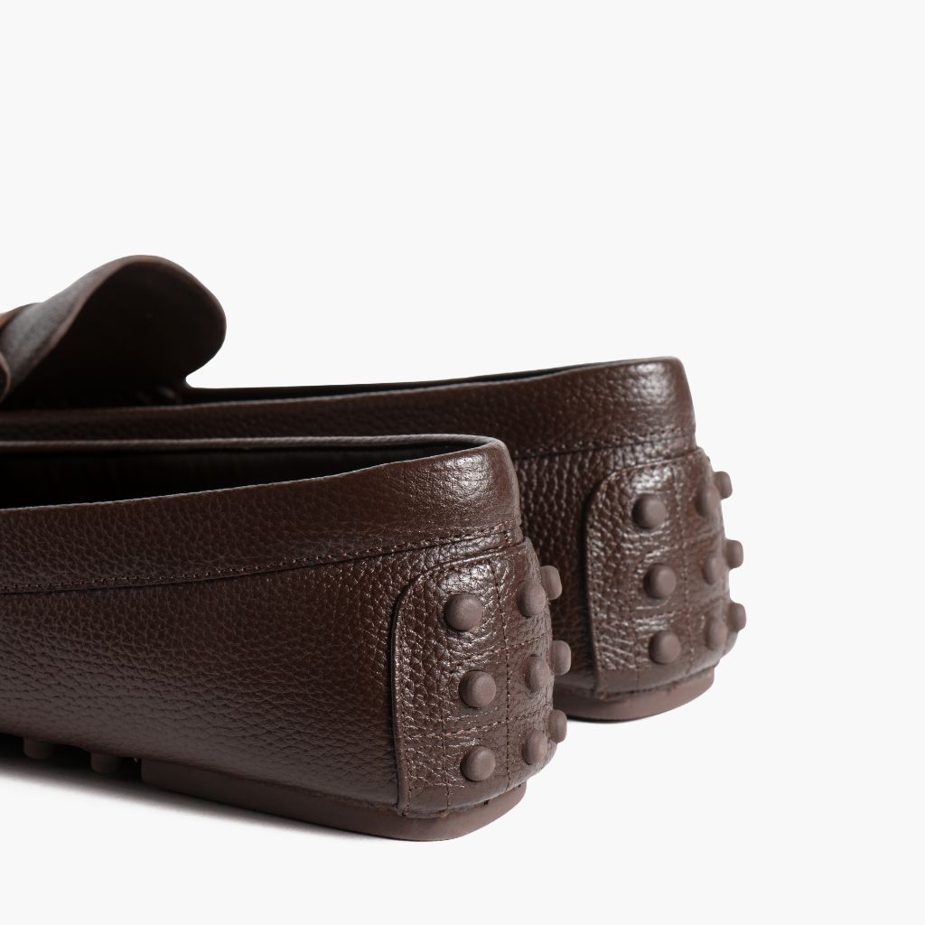 Driving Loafer | Brown & Gold