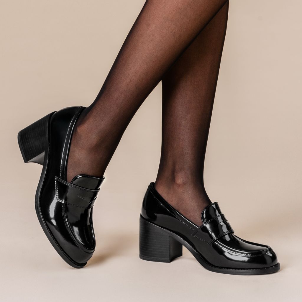 High Heel Penny | Black