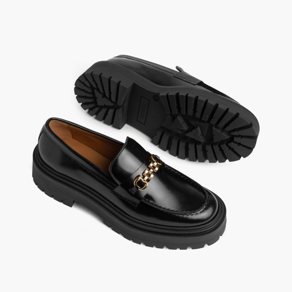 Penny Platform | Black & Gold Link