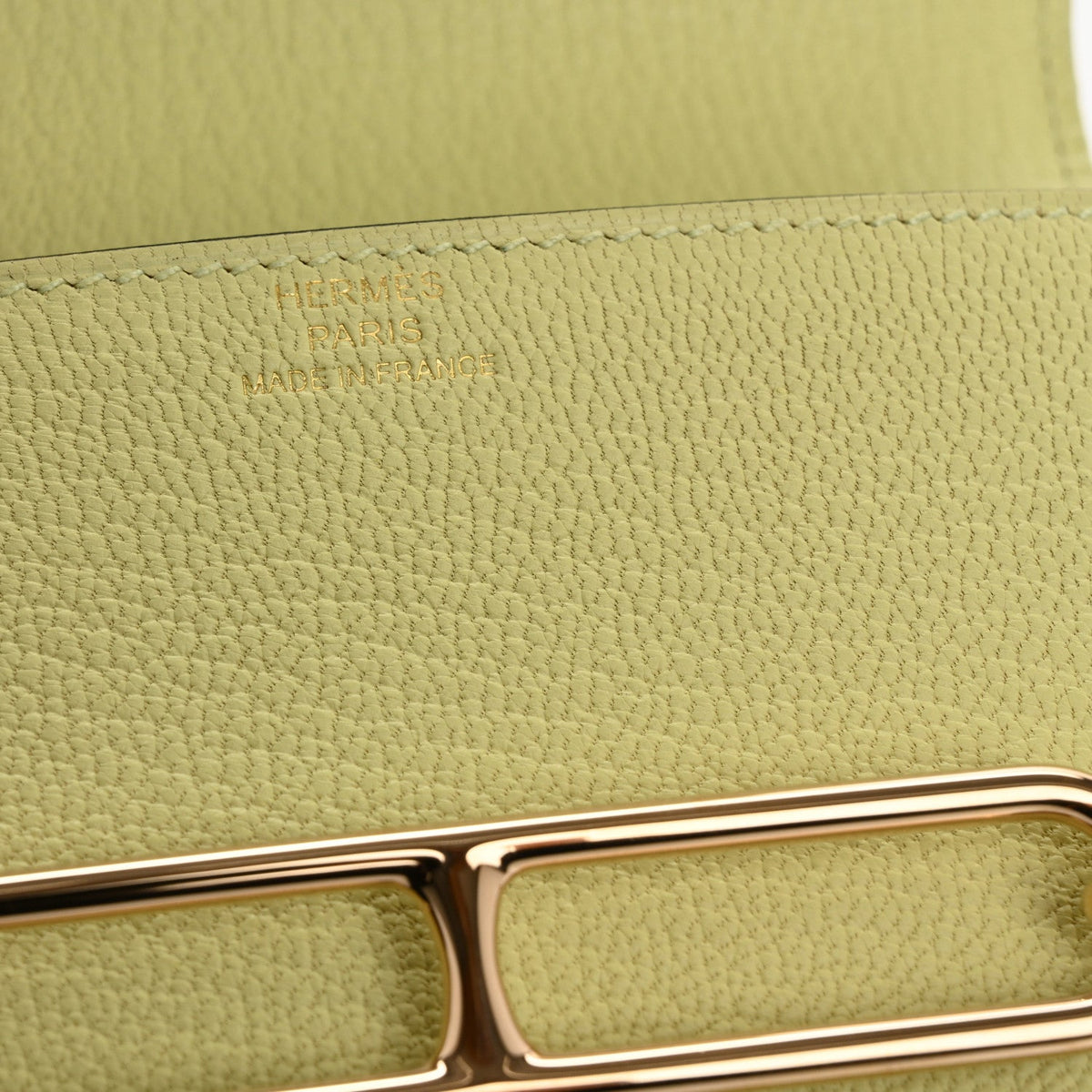 Chevre Mysore Roulis Slim Wallet Jaune Bourgeon