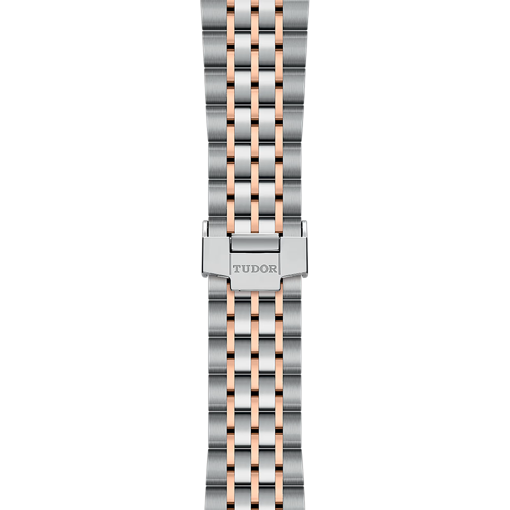 1926 Rose Gold Two-Tone 41mm - Silver on Bracelet