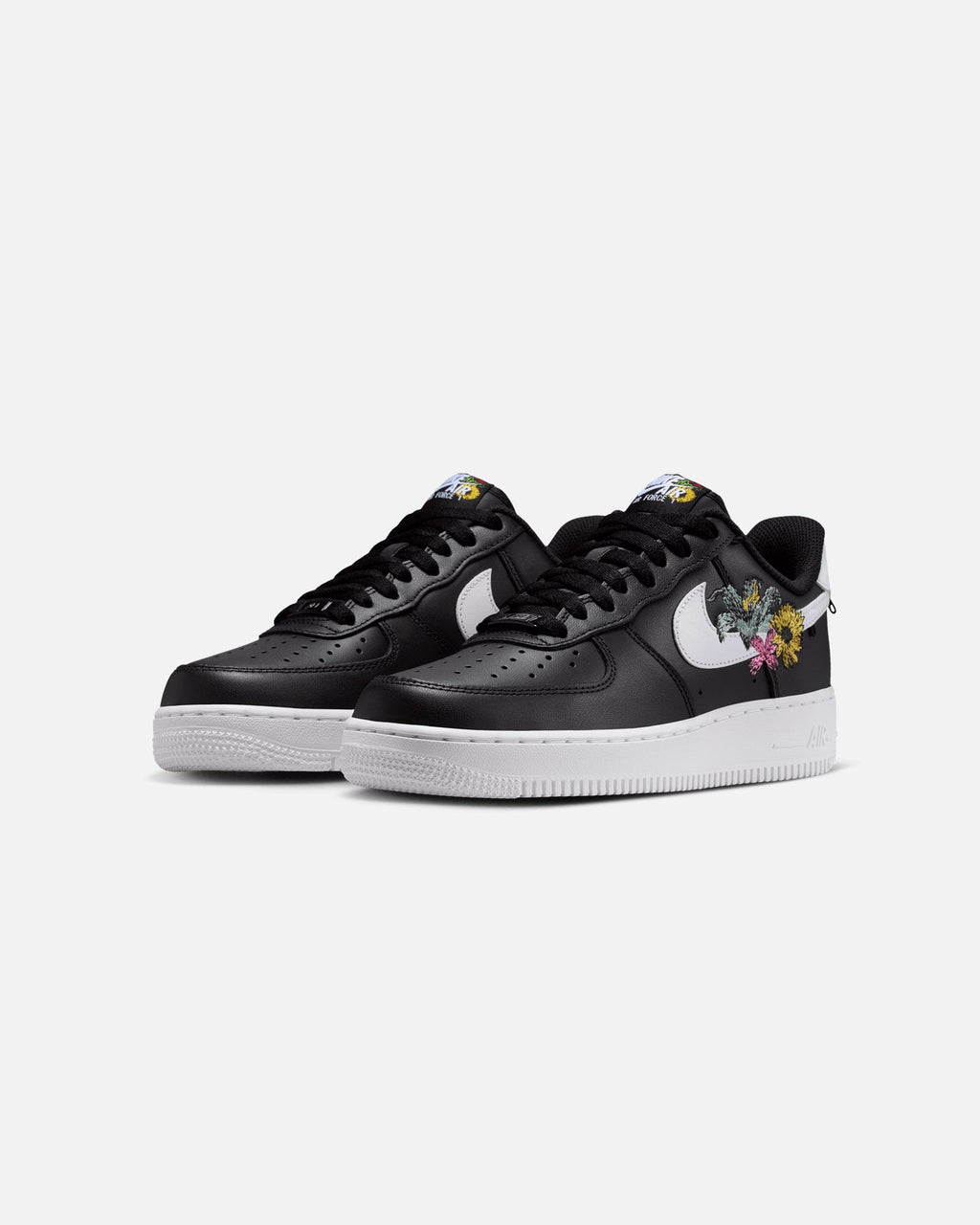 Nike Women's Air Force 1 '07 Premium "Flowers" Black/White