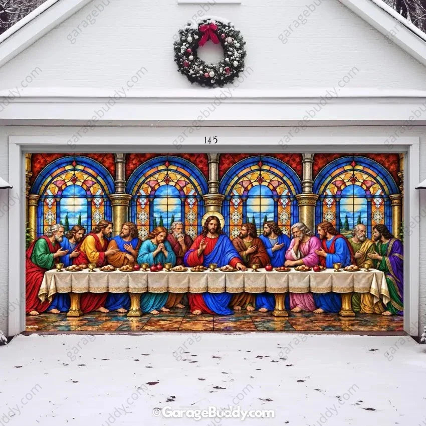 Last Supper | Christmas Garage Door Cover