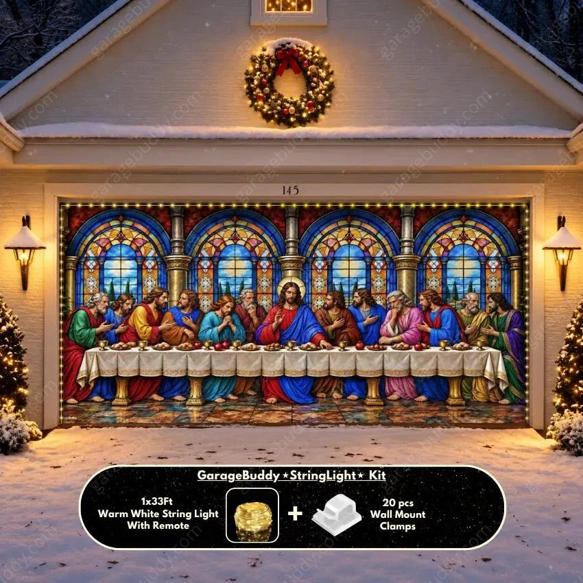 Last Supper | Christmas Garage Door Cover