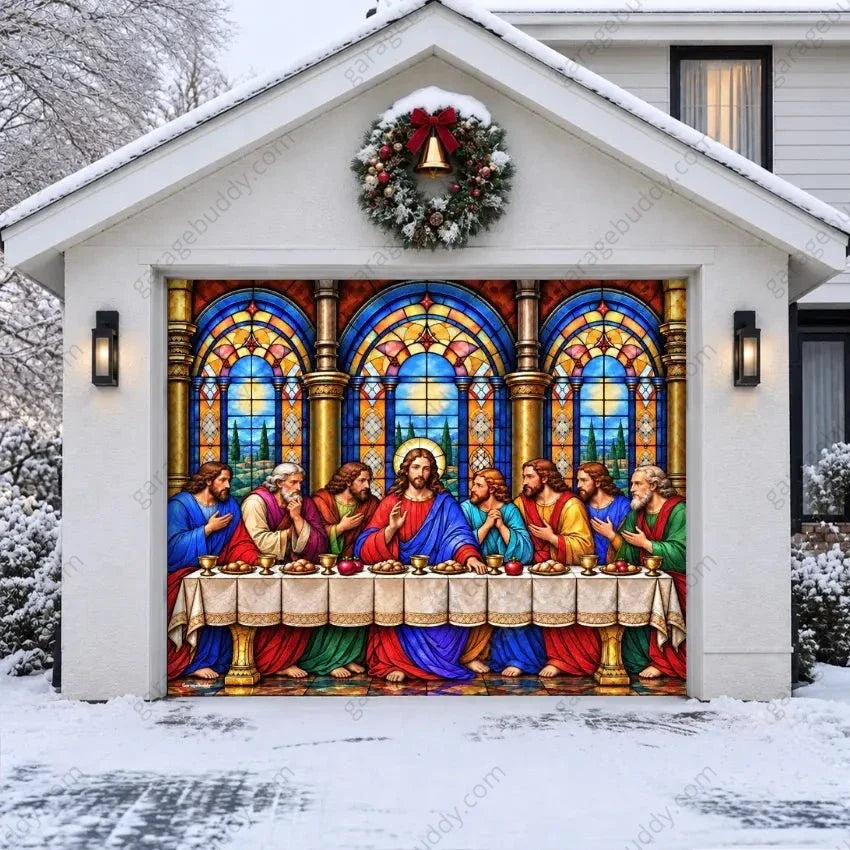 Last Supper | Christmas Garage Door Cover