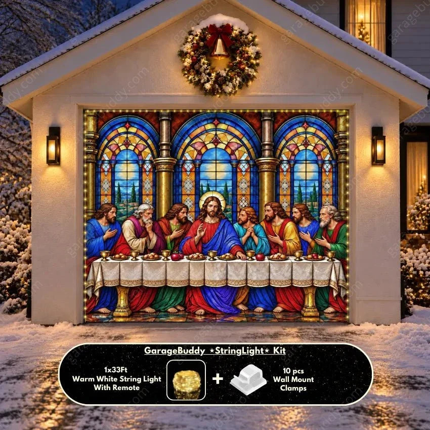 Last Supper | Christmas Garage Door Cover