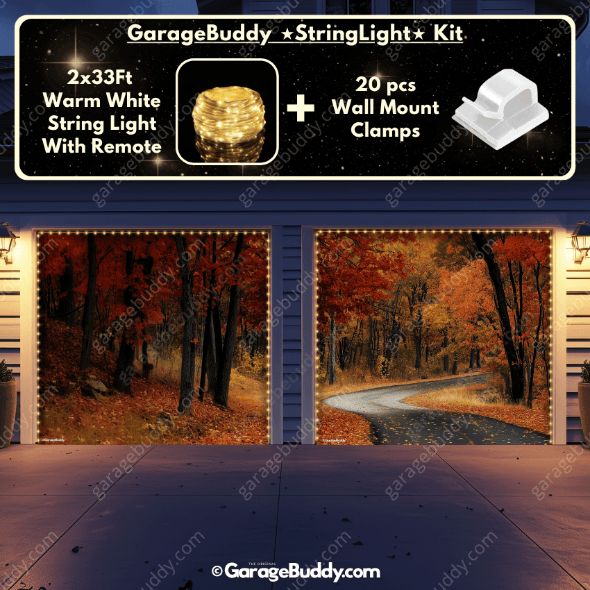 Autumn Road | Nature Garage Door Cover
