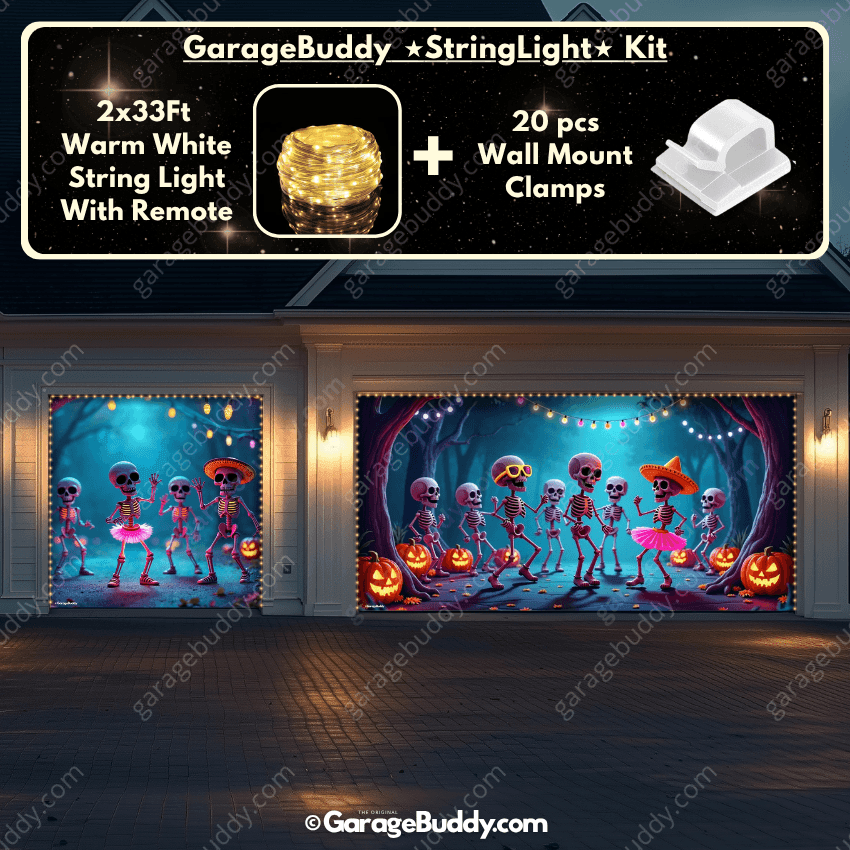 Boogie Bones | Halloween Garage Door Cover