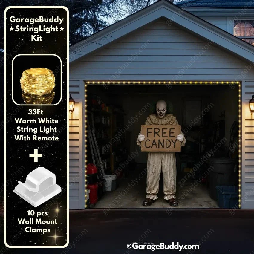 Candy Clown (Limited Edition) | Halloween Garage Door Cover