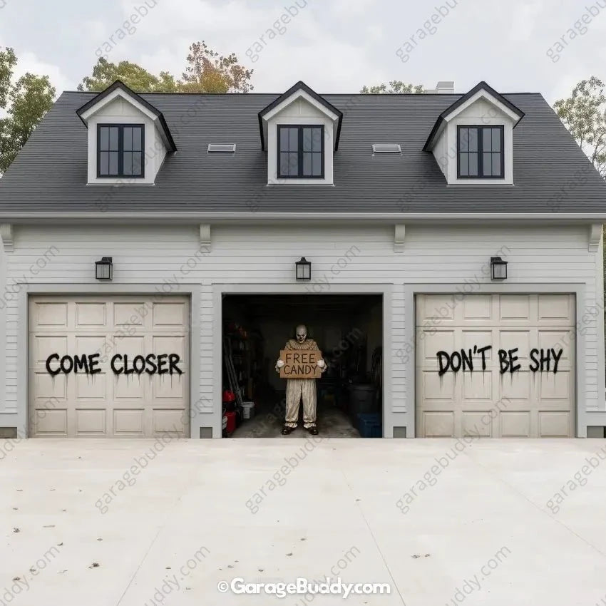 Candy Clown (Limited Edition) | Halloween Garage Door Cover