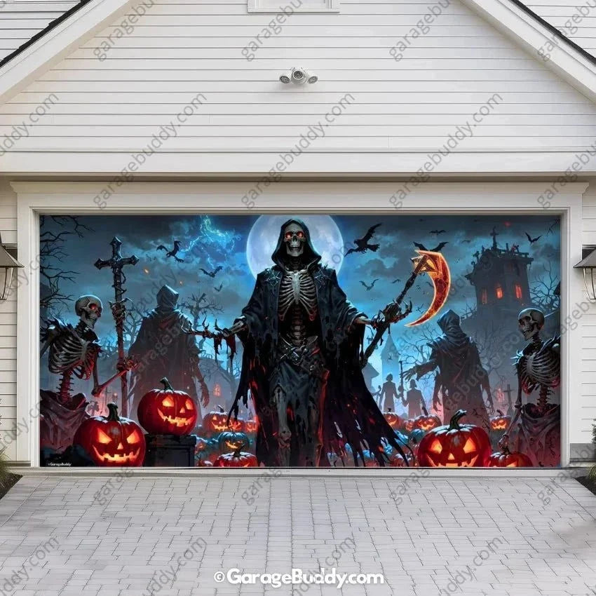 Cursed Night | Halloween Garage Door Cover