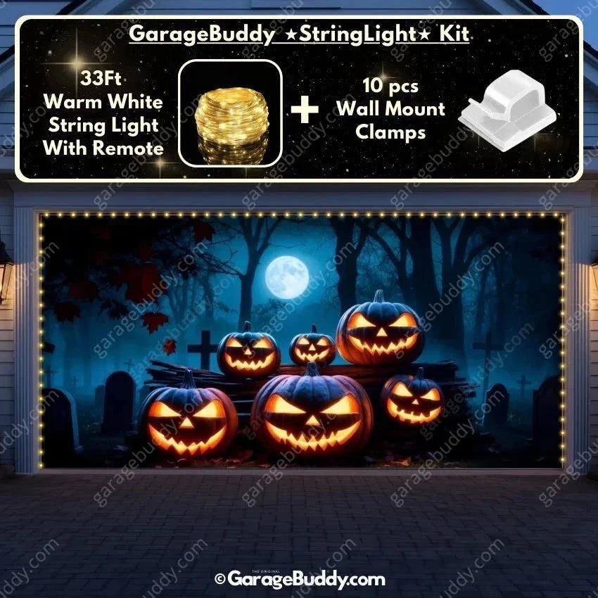 Cursed Pumpkins | Halloween Garage Door Cover
