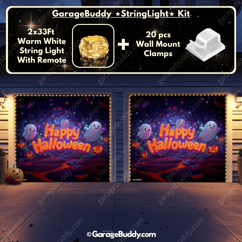 Ghost Party | Halloween Garage Door Cover