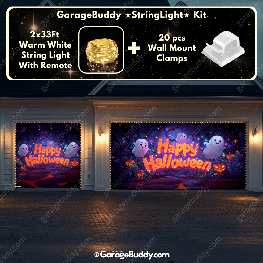 Ghost Party | Halloween Garage Door Cover