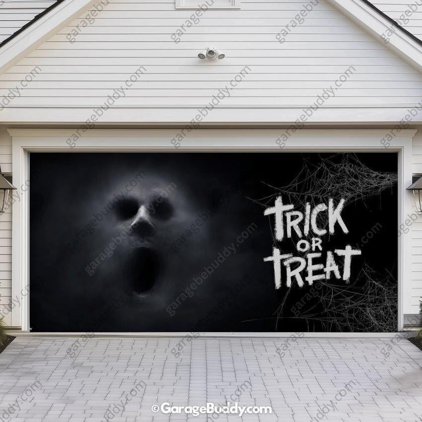 Ghostly Figure | Halloween Garage Door Cover