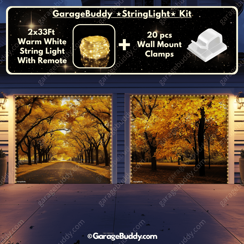 Golden Trail | Nature Garage Door Cover