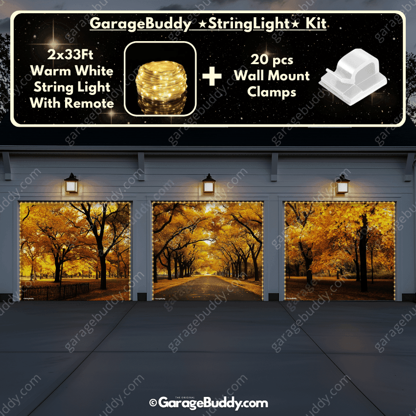 Golden Trail | Nature Garage Door Cover