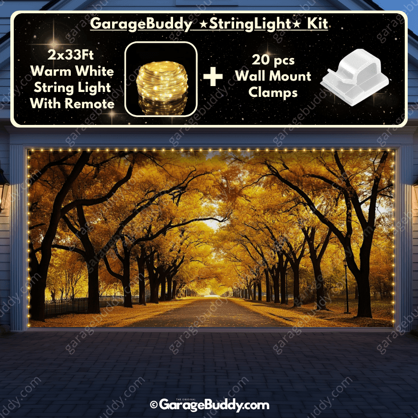 Golden Trail | Nature Garage Door Cover