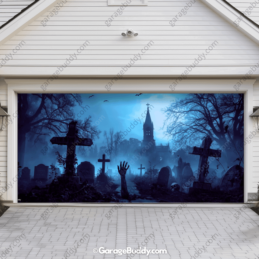 Grave Rising (Glow) | Halloween Garage Door Cover