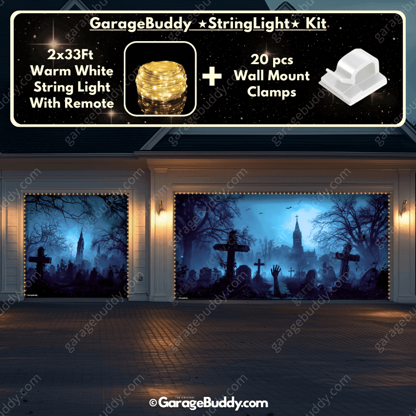 Grave Rising (Glow) | Halloween Garage Door Cover