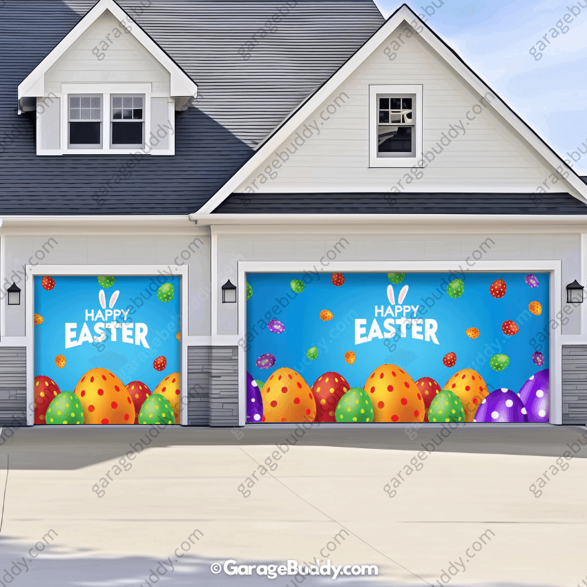 Happy Easter | Festive Garage Door Cover