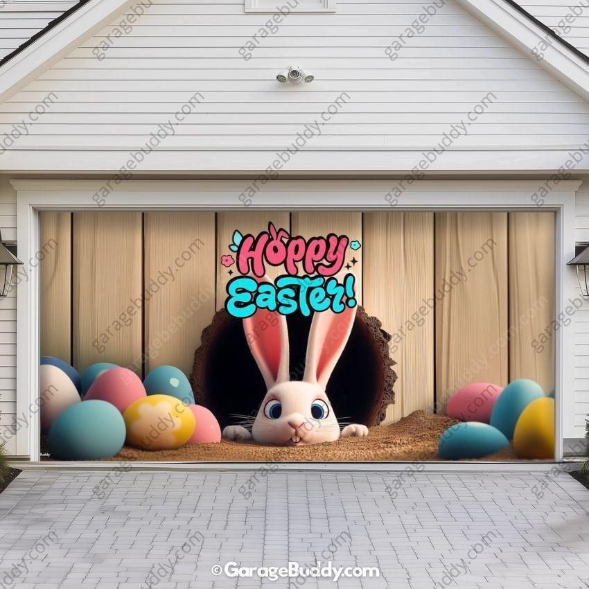 'Hoppy' Easter | Festive Garage Door Cover