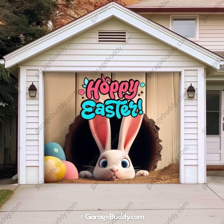 'Hoppy' Easter | Festive Garage Door Cover