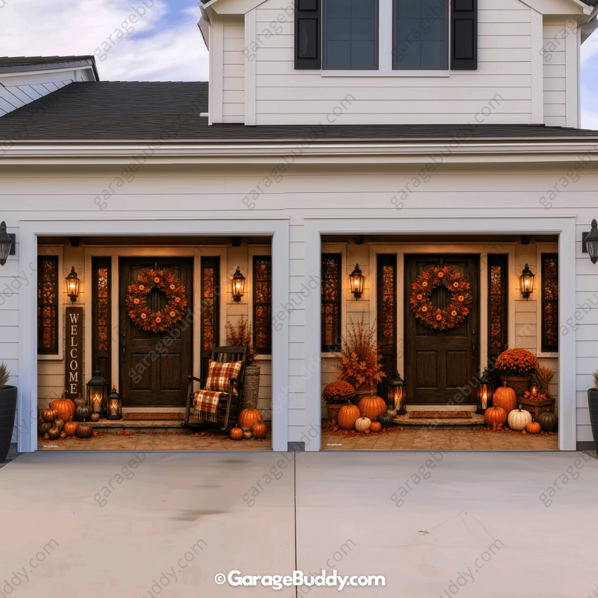 Autumn Eve | Fall Garage Door Cover