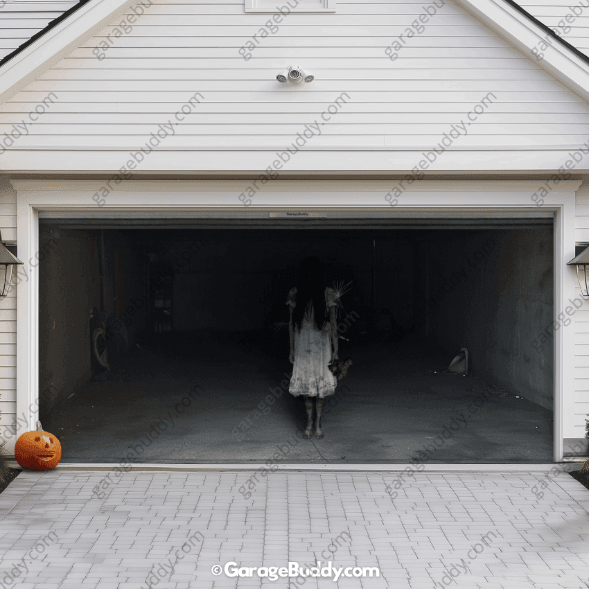 Possessed Girl | Halloween Garage Door Cover
