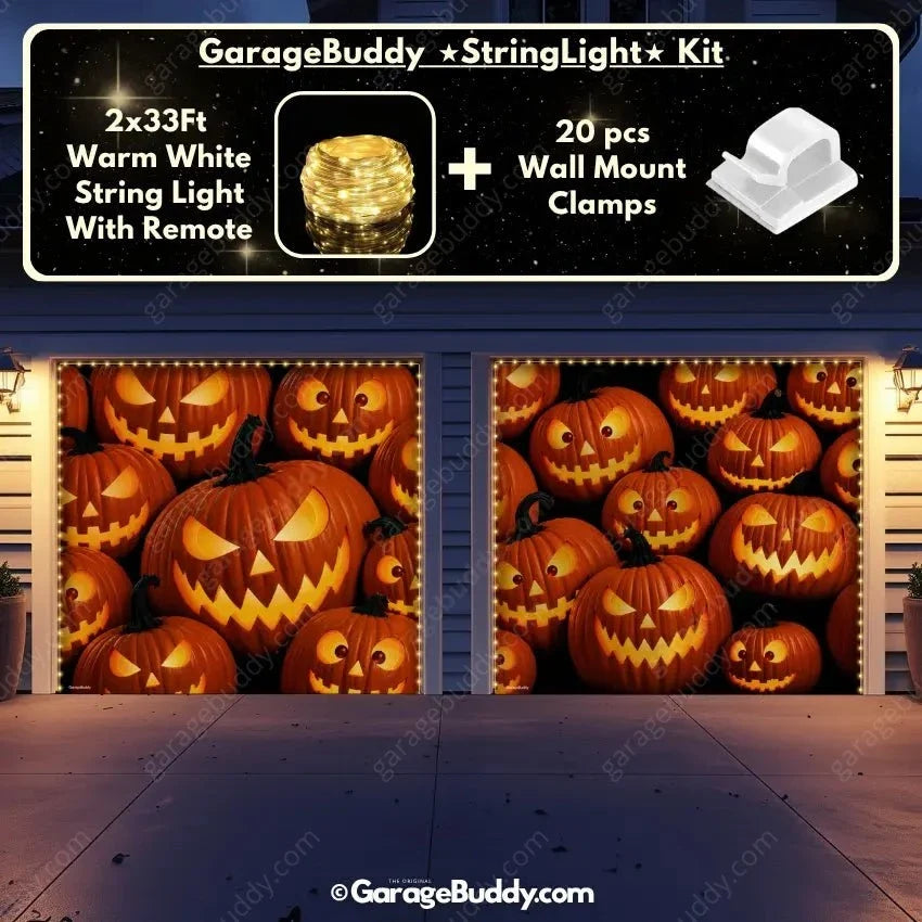 Pumpkin Parade | Halloween Garage Door Cover