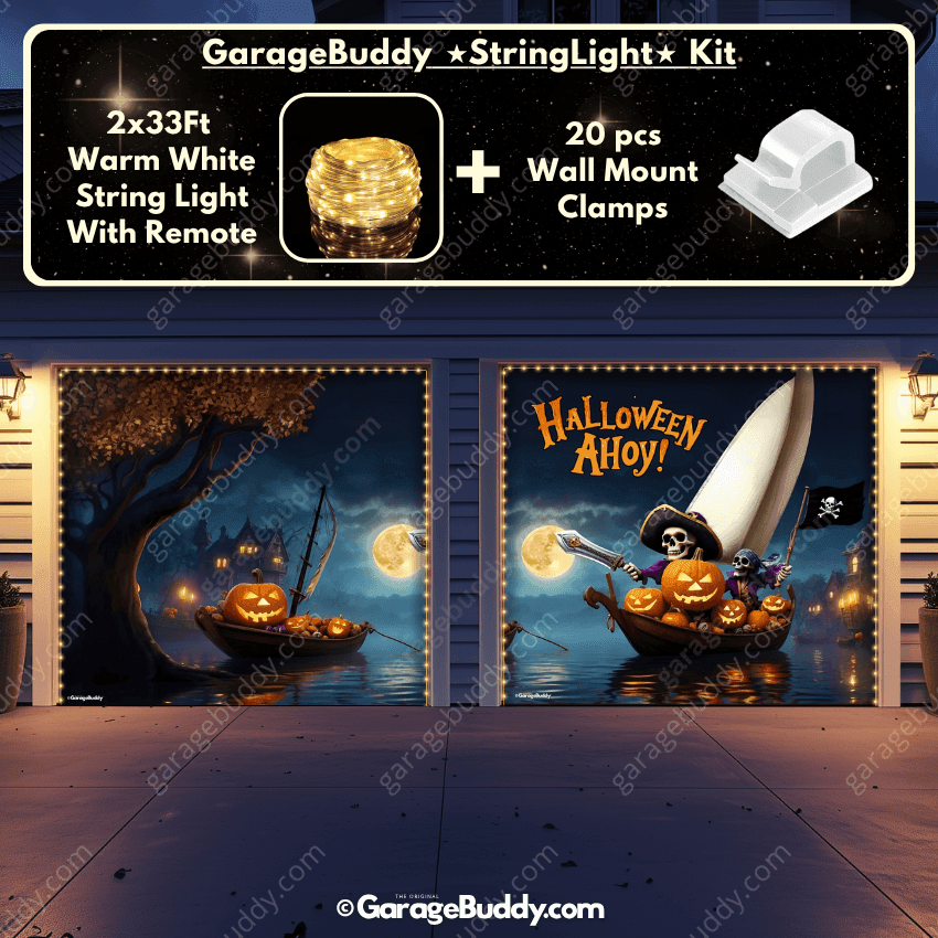 Pumpkin Pirates | Halloween Garage Door Cover