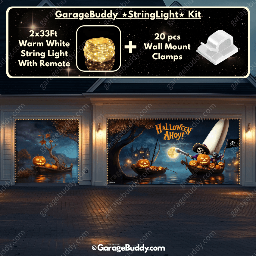 Pumpkin Pirates | Halloween Garage Door Cover