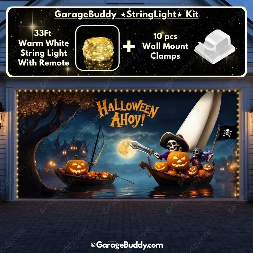 Pumpkin Pirates | Halloween Garage Door Cover