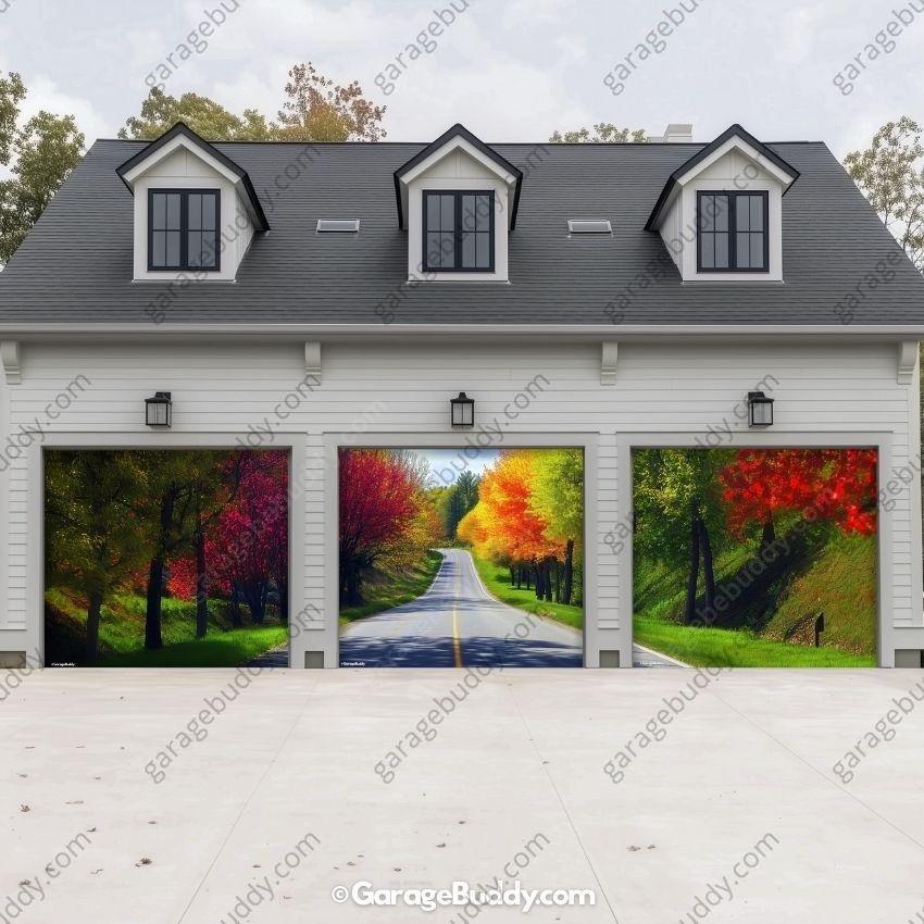 Spring Drive | Nature Garage Door Cover