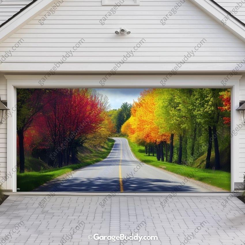 Spring Drive | Nature Garage Door Cover