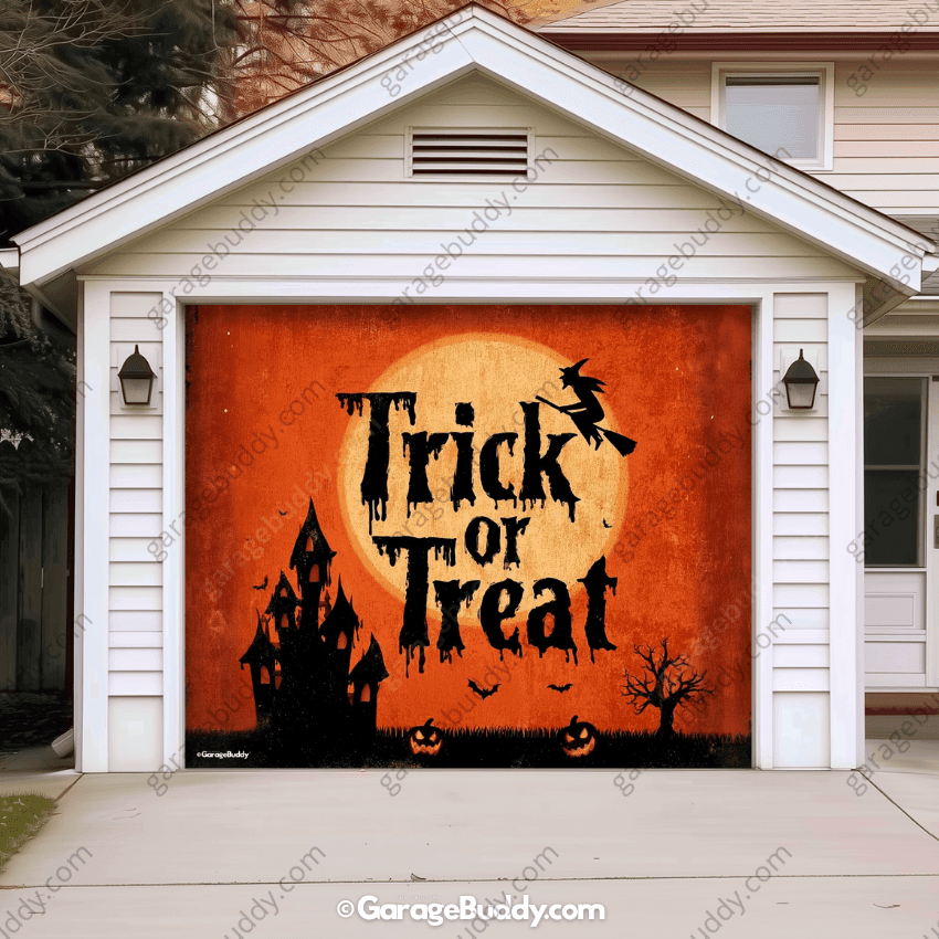Trick Or Treat | Halloween Garage Door Cover