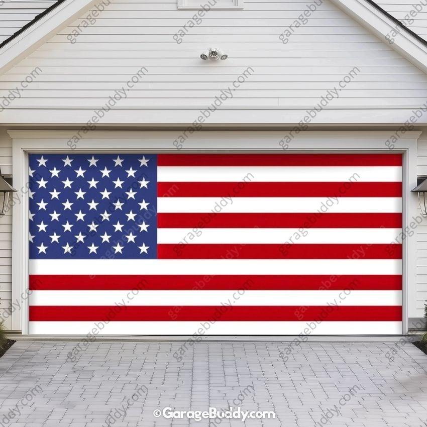 United States Of America Flag | Patriotic Garage Door Cover
