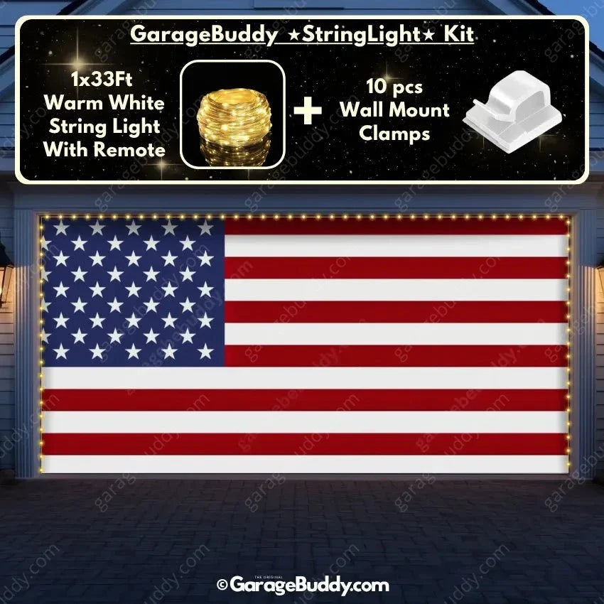 United States Of America Flag | Patriotic Garage Door Cover
