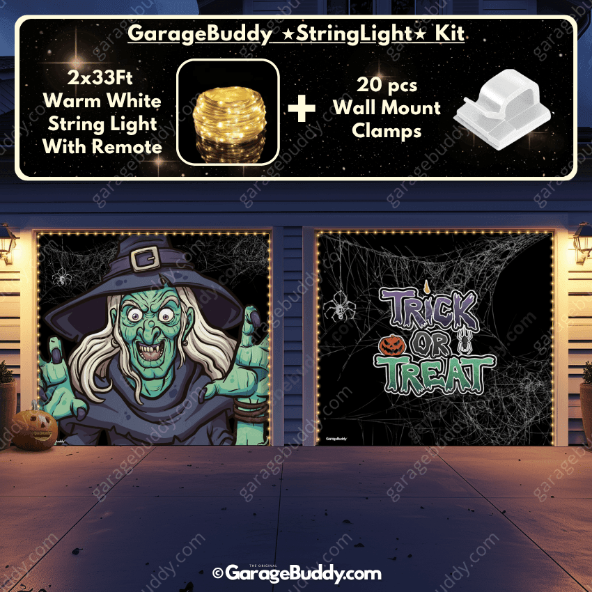 Ugly Witch | Halloween Garage Door Cover