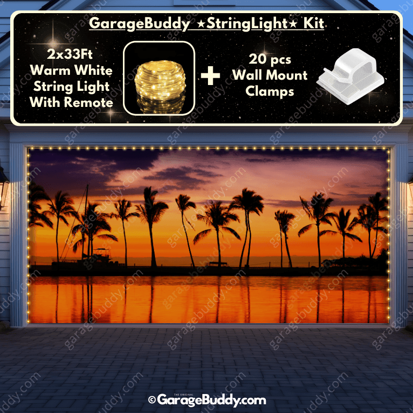 Beach Sunset | Nature Garage Door Cover