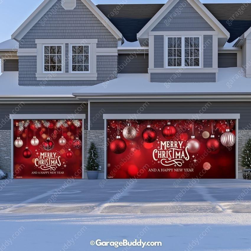 Christmas Ornaments & HNY | Christmas Garage Door Cover