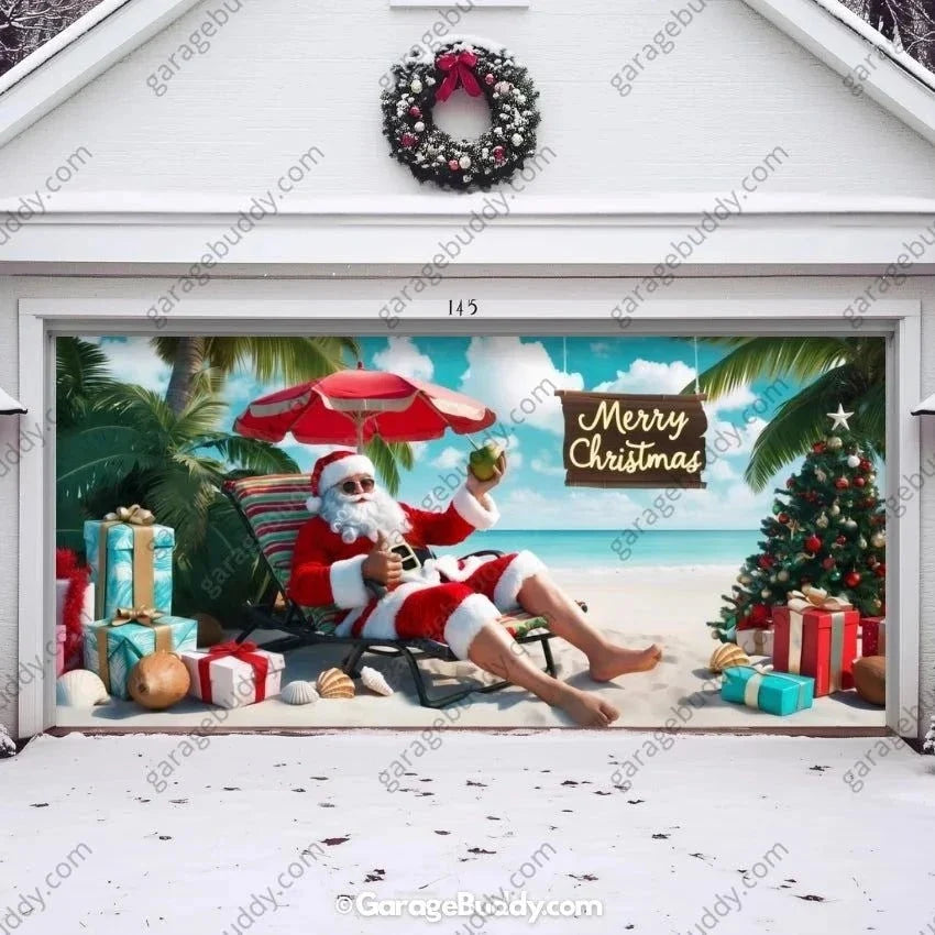 Christmas Paradise | Christmas Garage Door Cover