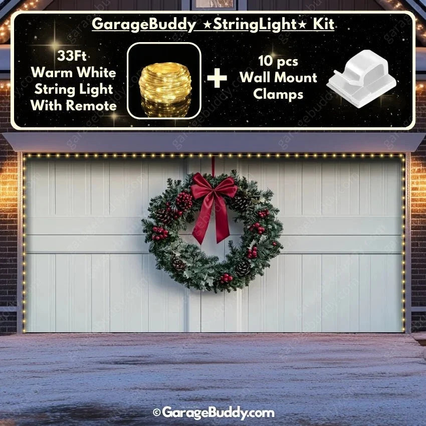 Christmas Wreath | Christmas Garage Door Cover