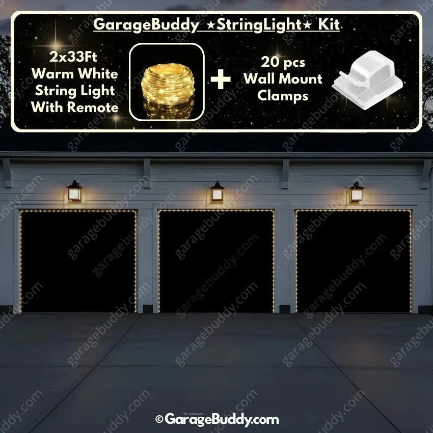 Classic Black | Garage Door Cover
