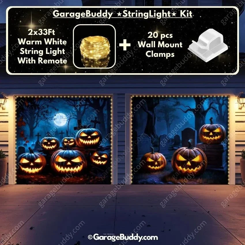 Cursed Pumpkins | Halloween Garage Door Cover