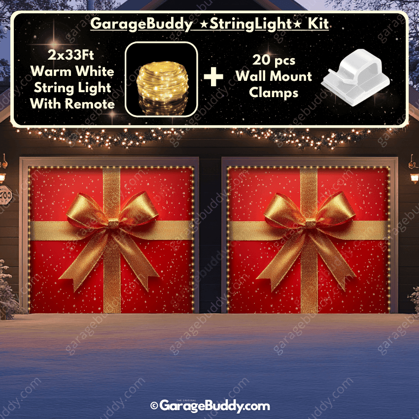 Gift Wrap | Christmas Garage Door Cover