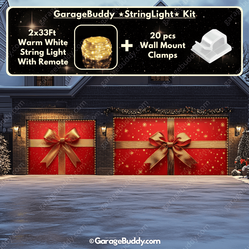 Gift Wrap | Christmas Garage Door Cover