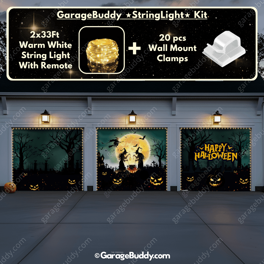 Graveyard Scene | Halloween Garage Door Cover