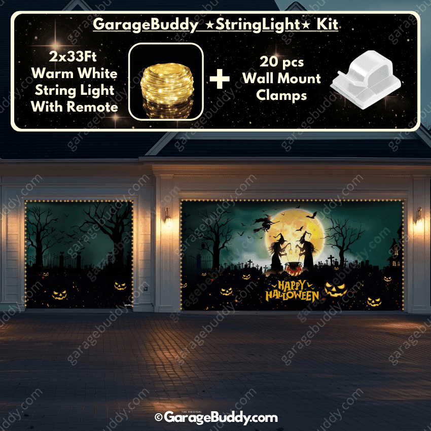 Graveyard Scene | Halloween Garage Door Cover
